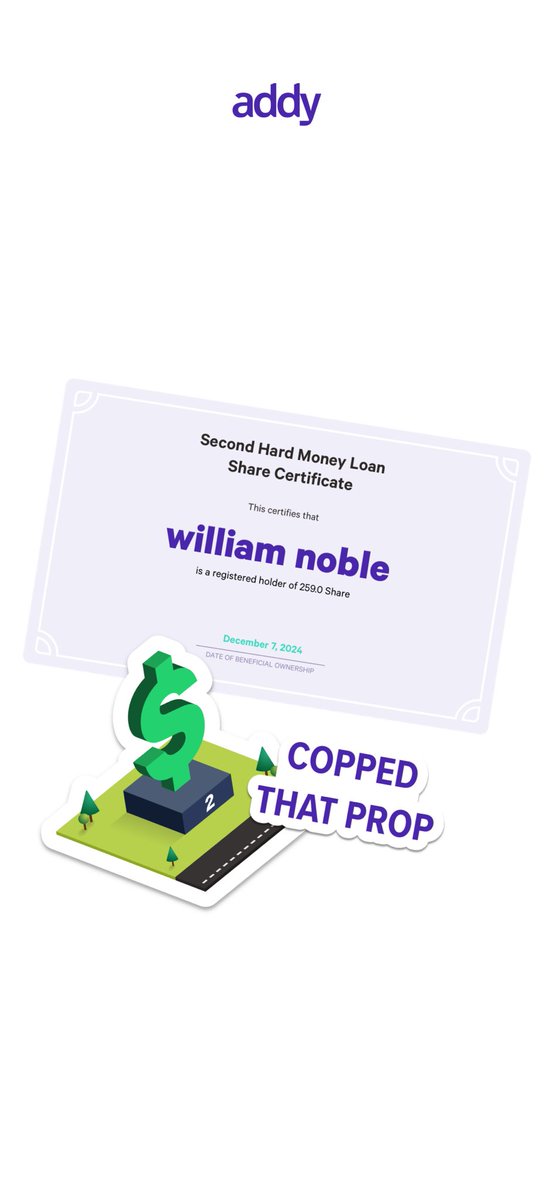 willnoble99's tweet photo. Check out Second Hard Money Loan, a property that I just copped from addy! 👀 You can invest for as little as $1 using my referral link! https://t.co/j9rDpua73e https://t.co/IYFRXb2kRe