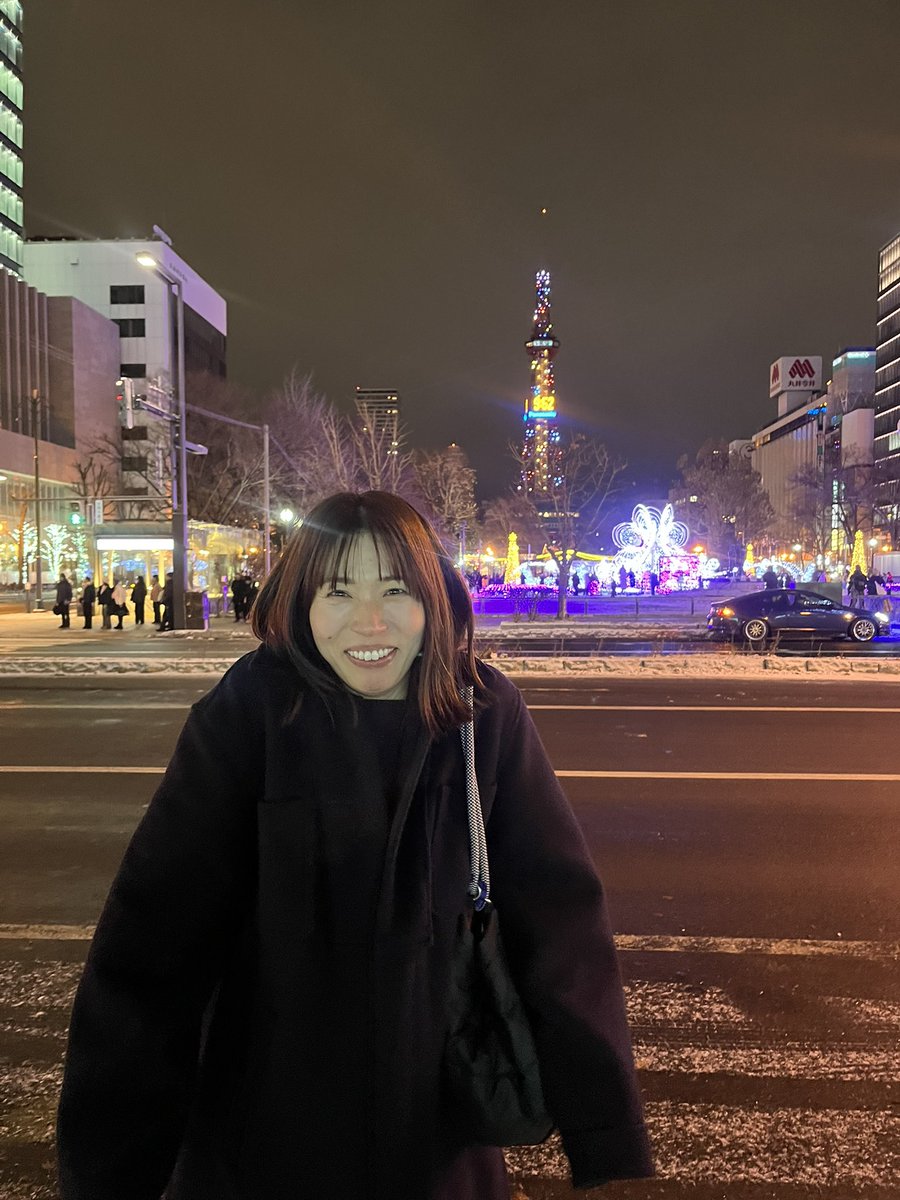 risaaaaa711's tweet photo. お仕事で北海道に！！
雪がもう積もってました〜☃️
byマネージャー https://t.co/FzUEMICpUS