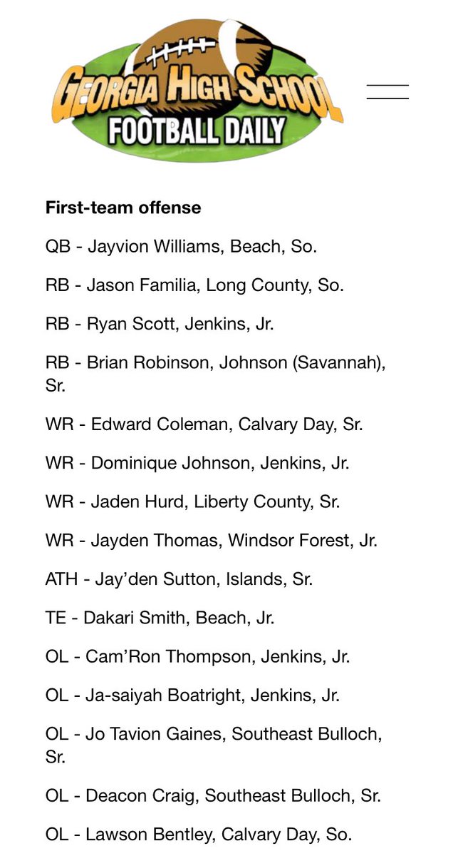 Blessed to be named first team all region would like to thank my coaches and teammates #AGTG✝️