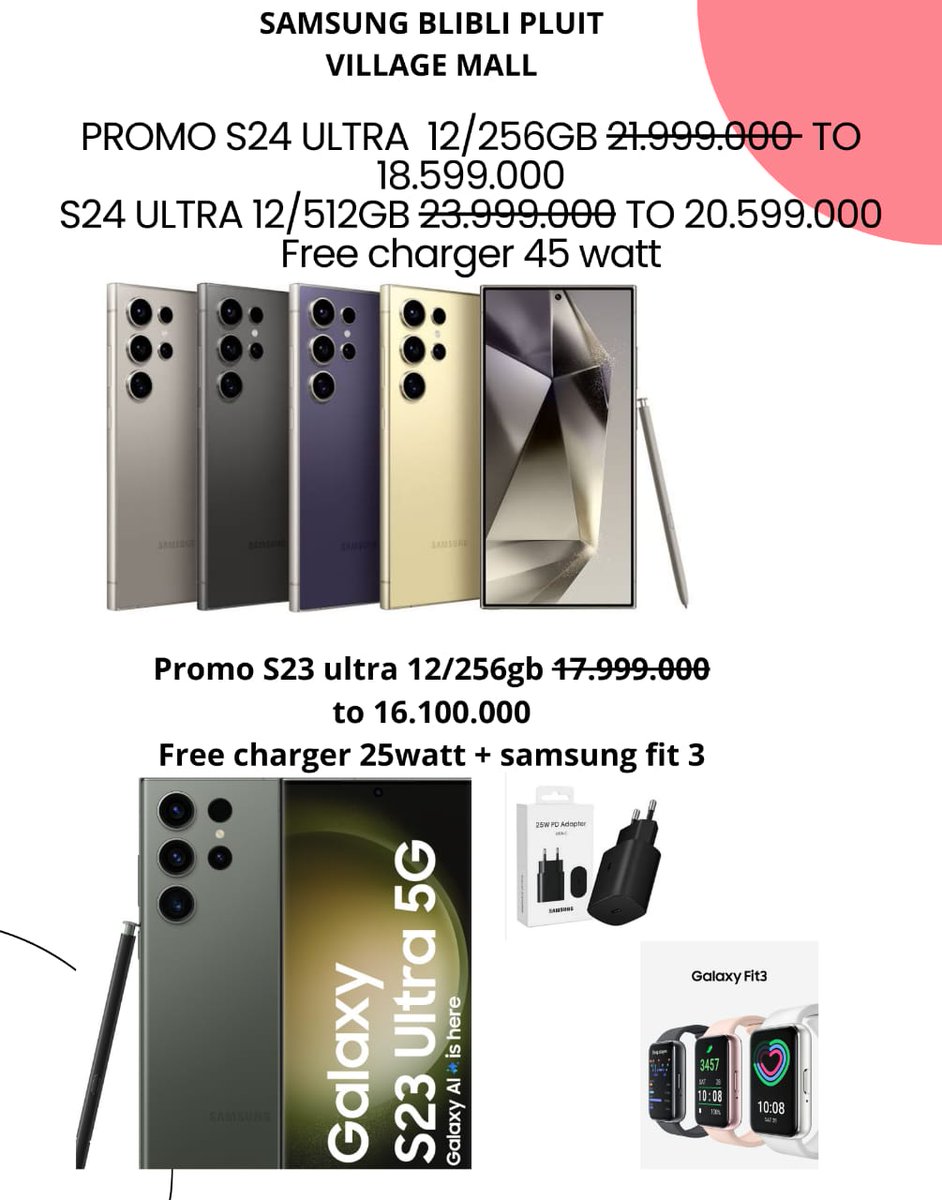 potetojun's tweet photo. PROMO SAMSUNG GALAXY 
SAMSUNG BLIBLI PLUIT VILLAGE 
• DISKON UP TO 3,3 JUTA 
• POTONGAN 3,5% (CREDIT CARD) UP TO 1 JUTA CICILAN 12 BULAN BUNGA 0%
• CASHBACK TRADE IN (TUKAR TAMBAH) UP TO 1,5 JUTA
• VOUCHER AKSESORIS UP TO 500 RIBU
• BISA HOME DELIVERY https://t.co/CdghFBUZ2s