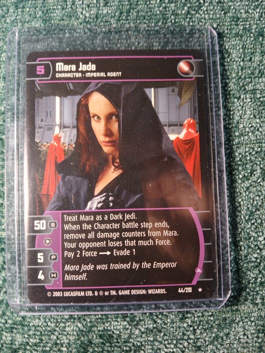 MaraJadeSkywalk's tweet photo. #StarWars #MaraJade #ImperialAgent #TCG #WOTC https://t.co/yci1VIBgWW