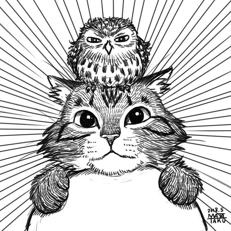 pixivに猫フク ランニングを投稿しました。
このポストには4コマ分しかありませんが投稿したものは全部で8コマになります。
続きはpixivでどうぞ😄

https://t.co/QyQZqKBNuX 