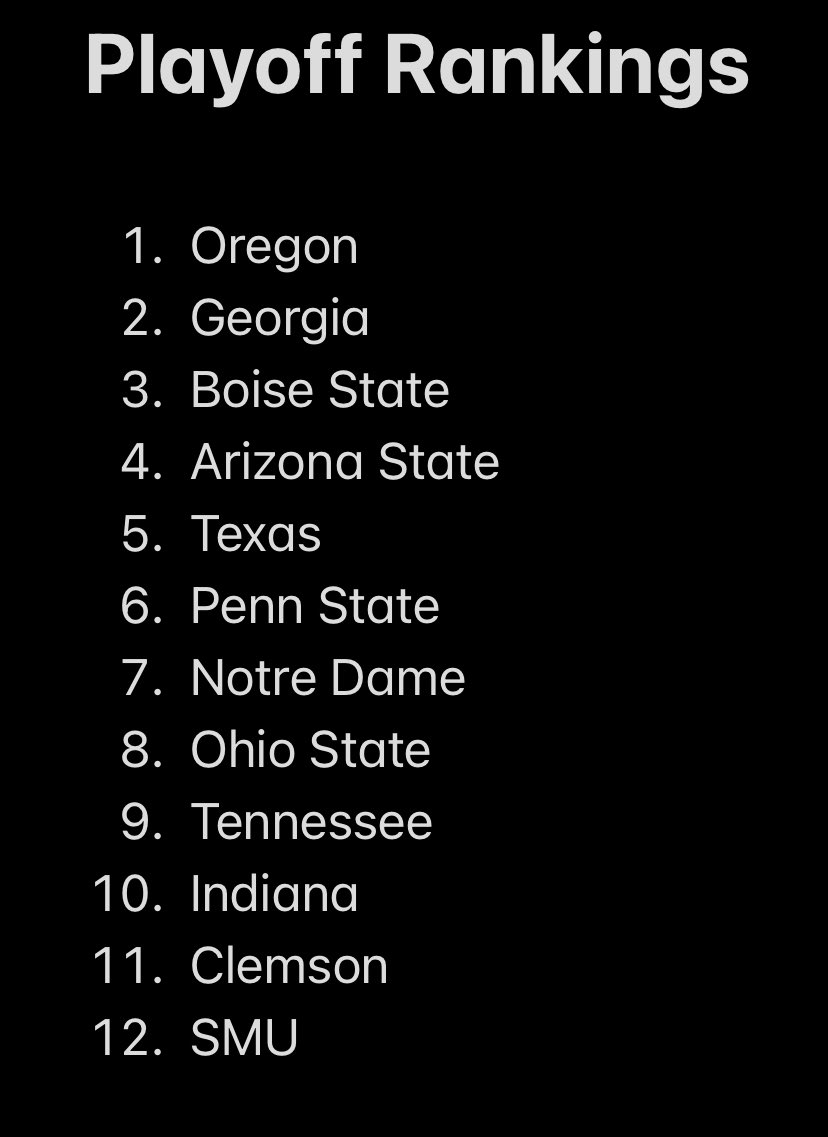 channybigmac's tweet photo. This is how the playoff bracket should look tomorrow…..it probably won’t, but it should https://t.co/oybsAgiN0J