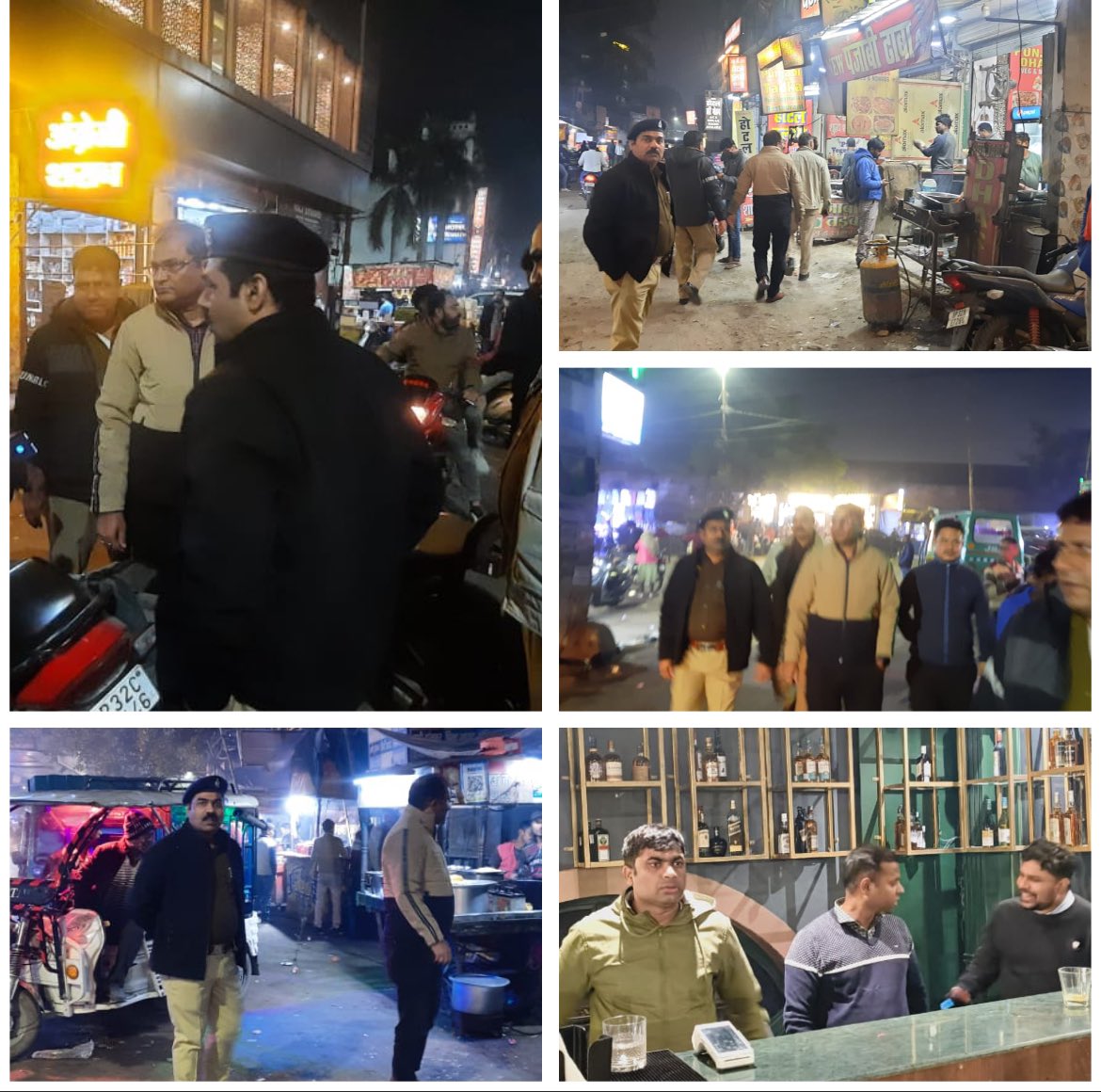 upexcise's tweet photo. ▪️लखनऊ-विभिन्न आबकारी टीम ने शराब की दुकानों के आस-पास एवं सार्वजनिक स्थलों पर मदिरा पान करने और कराने वाले के विरुद्ध देर रात्रि तक अभियान चलाया।
▪️गोमतीनगर के ग्वारी चौराहा, गोमतीनगर विस्तार लक्ष्मी मार्केट,न्यू सदर तहसील रोड पर खुले में सड़क पर पीने प���लाने वाले की विरुद्ध कार्रवाई की गई।                                                       ▪️इसी क्रम में थाना मडि़यांव और शैरपुर अंतर्गत भिटौली चुंगी,महर्षि नगर,आईआईएम रोड और छठामील क्षेत्रों में पैदल गस्त की गई। 
▪️थाना हजरतगंज अंतर्गत परिवर्तन चौक,चाइना बाज़ार, लालबाग बाग़,नगर निगम कार्यालय के निकट,थाना नाका हिंडोला अंतर्गत मोहन होटल रोड,सुदर्शन सिनेमा,चारबाग स्टेशन के सामने, टेम्पो स्टैंड के पास खुले में मदिरा पीने-पिलाने वाले व्यक्तियों को कड़ी चेतावनी देते हुए 03 व्यक्तियों के विरुद्ध नियमानुसार कार्रवाई की गई।
@UPGovt @nitinagarwal_n
@ChiefSecyUP @UPCane @InfoDeptUP @Uppolice @AdminLKO