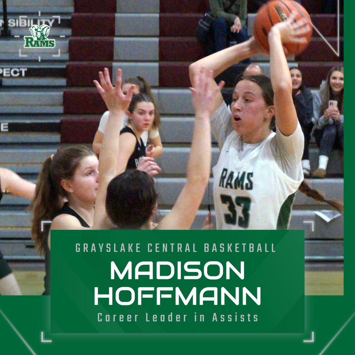 Congratulations to <a href="/mhoffmannnn/">Madison Hoffmann</a> who tonight became the all-time GCHS leader in assists.  Way to go Madison, we are so proud of you.  #PridePassionTeam