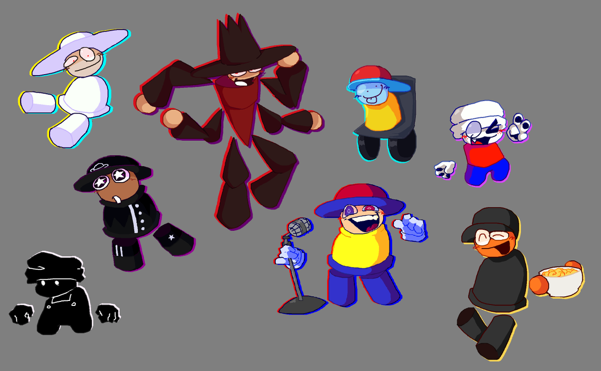 sweetnpeachies's tweet photo. bit of an older piece i was doing of all the strident characters but i ended up losing motivation as well as the og file
i might do more at some point though
๐
#daveandbambi #stridentcrisis #vbsc https://t.co/yYxTyWqaSS