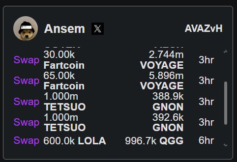 cryptohowtoyt's tweet photo. Ansem holding $voyage.

Very early entry 2m mc

I'm expecting least 10m mc in a few hours https://t.co/AYMGPfveD3