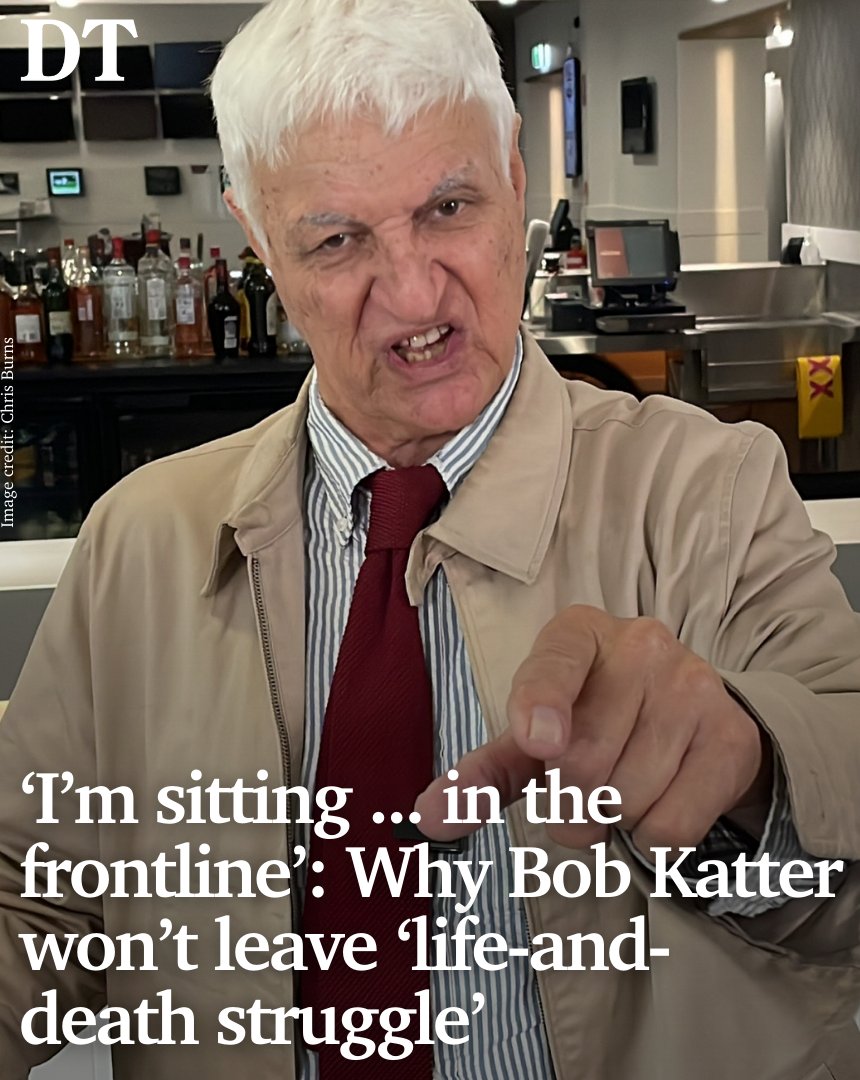 dailytelegraph's tweet photo. #HighSteaks - Veteran MP Bob Katter could hold the balance of power in the next parliament. Here’s why he’s shooting down any suggestion of retirement in coming years. DETAILS ▶️ https://t.co/8Z3X1Qyd8y
Download our app for these exclusives: https://t.co/Ak293xSumk https://t.co/AuFGGwl9jx