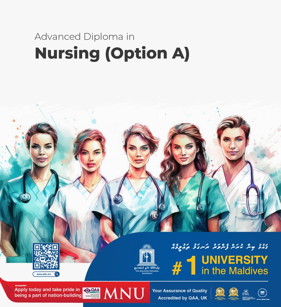 MNUedu's tweet photo. Advance your nursing career with our Advanced Diploma, preparing registered nurses for professional care in hospitals and communities.
MNU February Intake, 2025 | Deadline: 23rd January 2025
#NationBuildingSince1973 #MNUFebruaryIntake2025 #StudyatMNU
Visit: https://t.co/UTmXocTJSY
Apply now: https://t.co/0A3Uebl4Hl