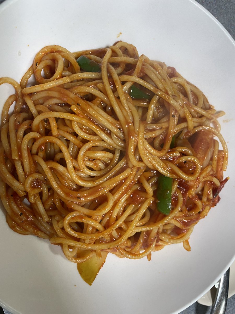 mooesoo's tweet photo. 念願の🍝
#長崎屋　#ナポリタン　#横浜中華街　#裏切り飯 https://t.co/Era0dx9GsC