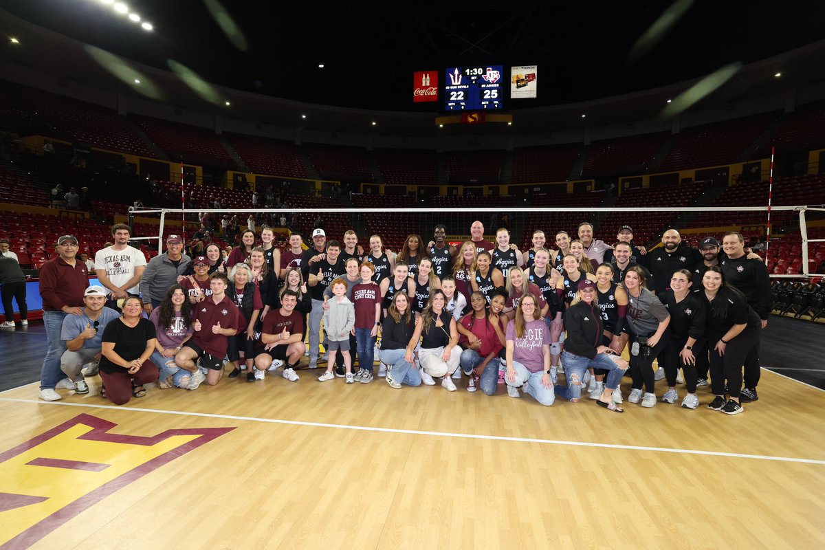 Goodnight from Arizona 👍

#GigEm // #AggieVB