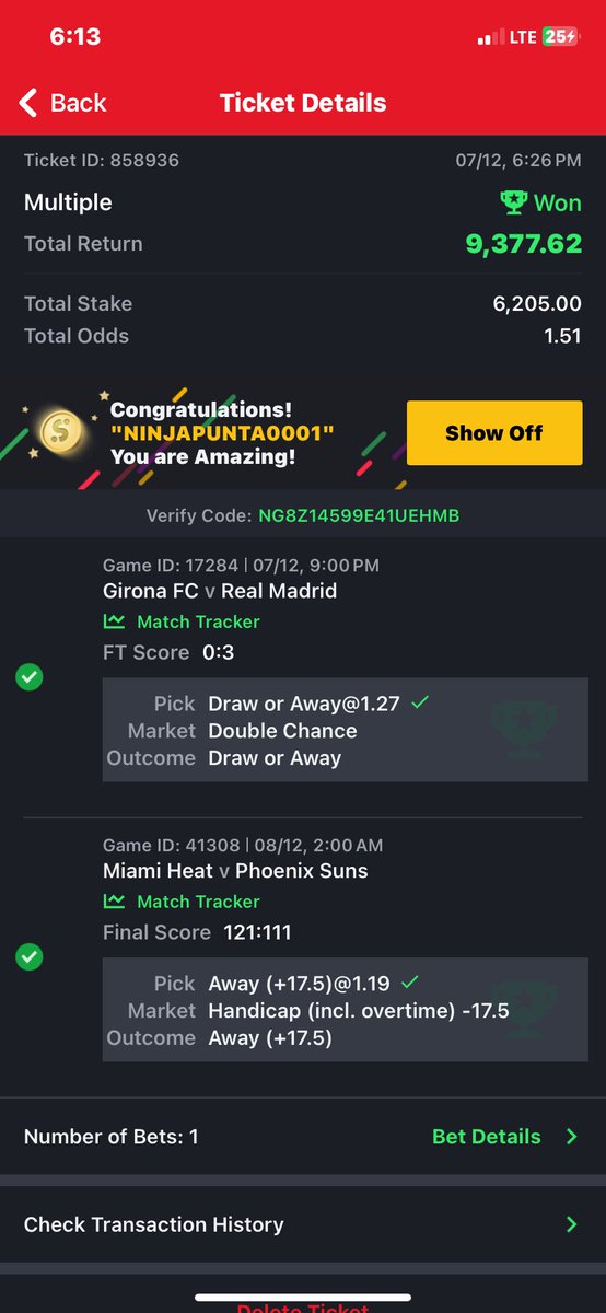 ninjabet247's tweet image. DAY 2 DELIVERED 🎉🎉🎉