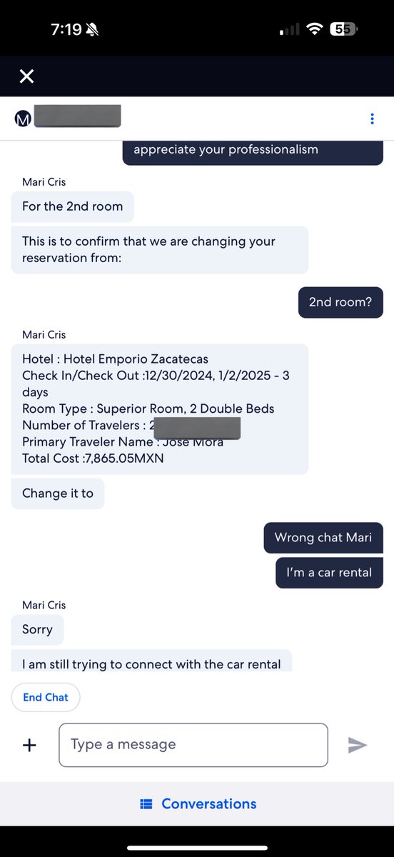 willbakeriii's tweet photo. @Expedia  spoke with one of your valued customer service reps and they decided to share another customers information and itinerary with me. 

Sharing here so others decide not use your service. 

This was only after I complimented on the professionalism of the agent 😑 https://t.co/MXlf6Hhlti