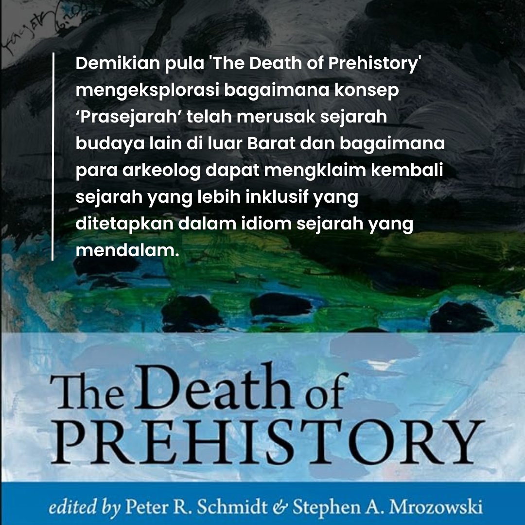 kallinikos1980's tweet image. 💡Mendefinisikan ulang konsep 'Prasejarah'. Seruan terbaru dari para arkeolog dan sejarawan Asia Tenggara untuk merevisi konsep eurosentris "Prasejarah" dan "Praaksara". Latar belakang dan polemik.
#prehistory #deephistory #indigenous