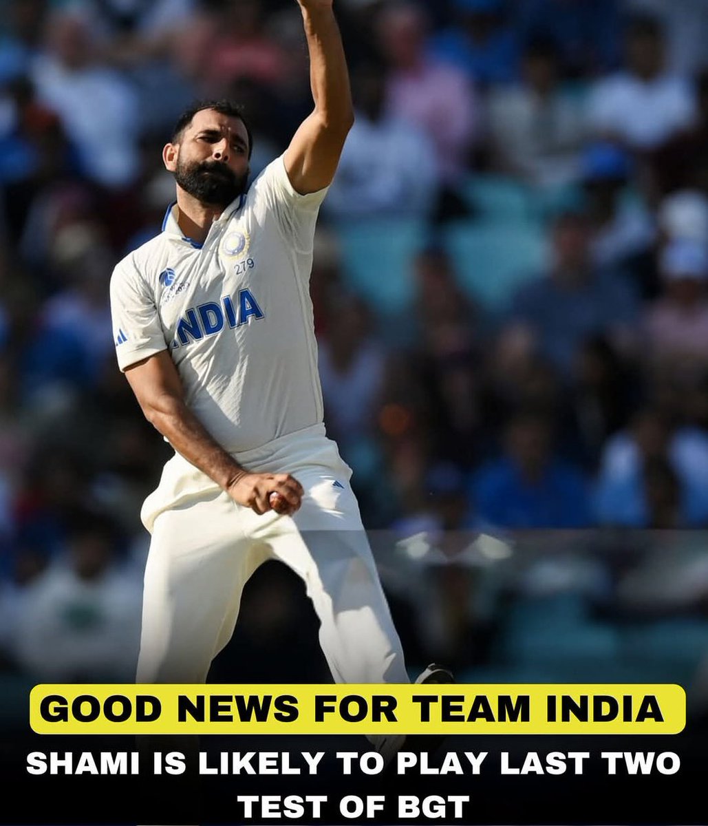 TheskyDeepu's tweet photo. Mohammad Shami is back 
#ssc_सुधार_करो #INDvsAUS 
#SSC_SCAM #SSC_STOP_SCAM 
#SSCCGL2024 #NZvENG https://t.co/vYpebvvvVw