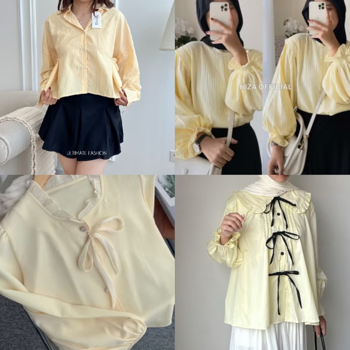 onleemark_'s tweet photo. ✨ Rekomendasi atasan serba kuning ✨

Guys aku mau rekomendasiin blouse serba kuning yang cocok buat daily ataupun buat hangout bareng temen! Buat pecinta kuning wajib scroll thread ini sih 🙌🏻

~ A Thread ~ https://t.co/tVBajMNdJ9