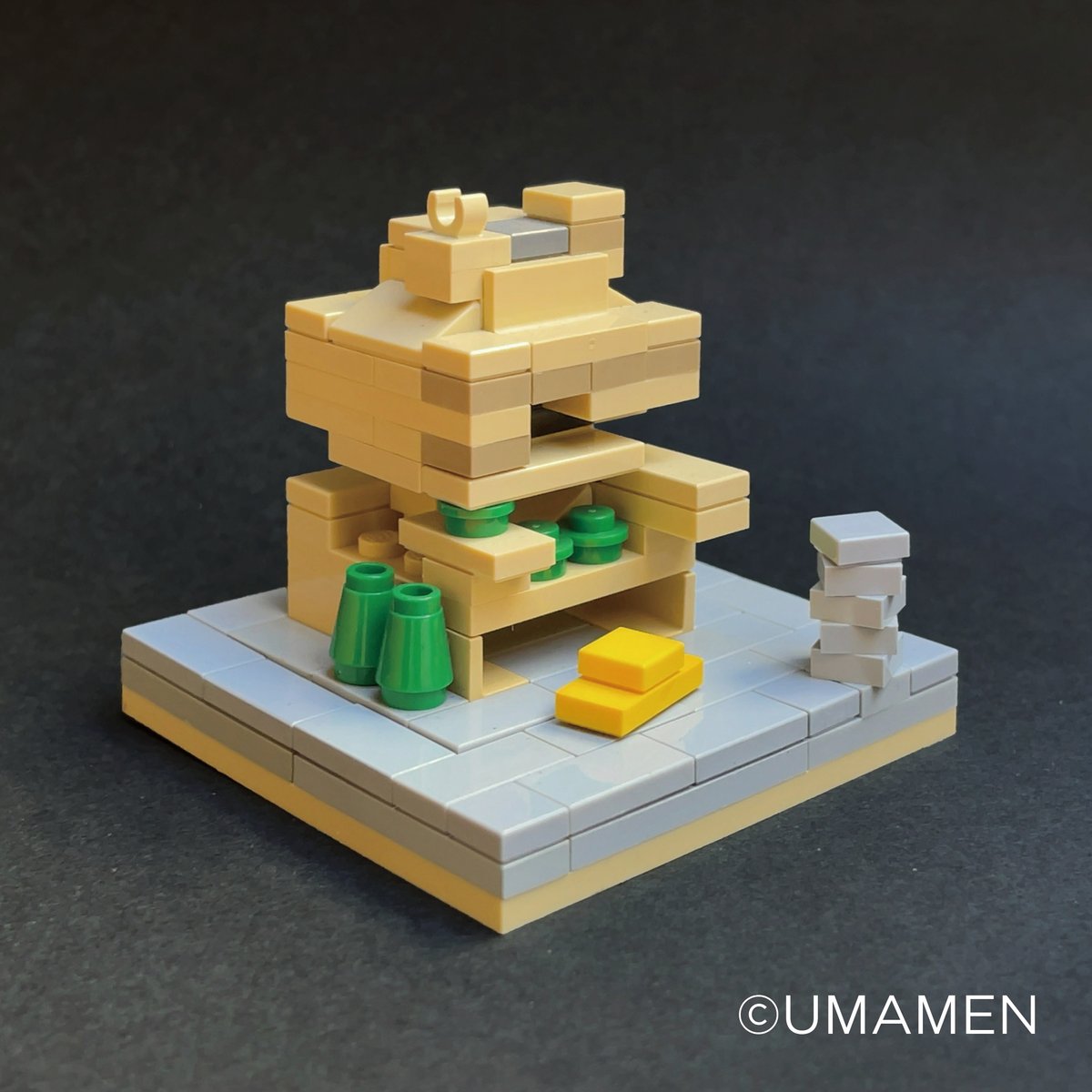 udon01410141's tweet photo. レゴで作ったクウェート大使館に蟻鱒鳶ルを追加しました。
#legomicroscale https://t.co/cUwBhxzecV