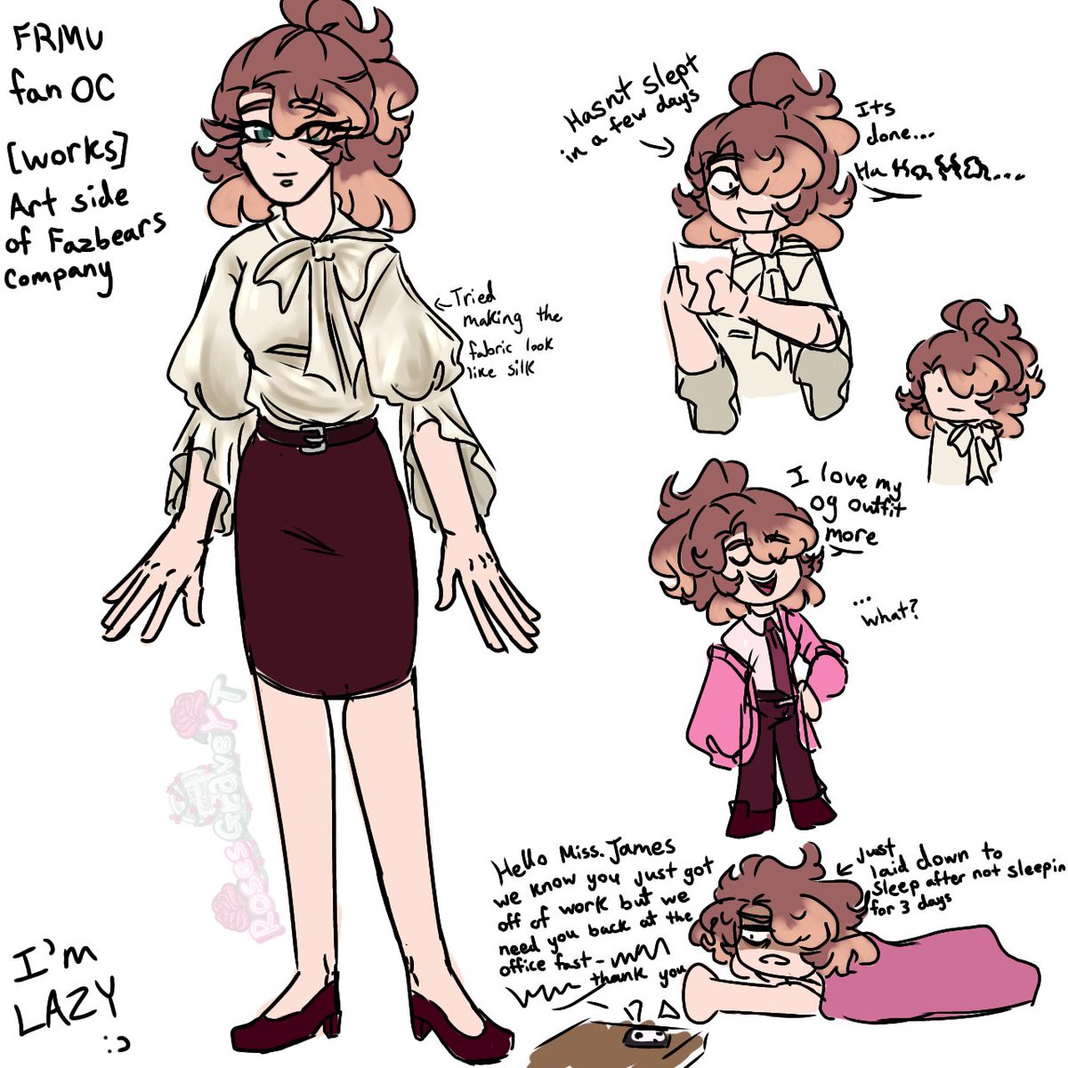 RoseGraveYT's tweet photo. I was lazy drawing this tbh-

But heres fan oc of #FRMU https://t.co/Zeeg4dhh6C
