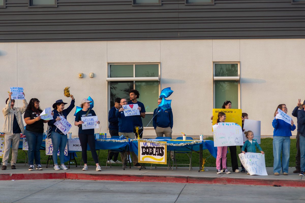 UC Merced Bobcats (@ucmercedbobcats) on Twitter photo Thank you to everyone that came out to welcome <a href="/UCMercedWSOC/">UC Merced Women’s Soccer</a> back from Florida.
After a historic season we couldn’t be more proud of them. Go Bobcats! Thank you to everyone that came out to welcome <a href="/UCMercedWSOC/">UC Merced Women’s Soccer</a> back from Florida.
After a historic season we couldn’t be more proud of them. Go Bobcats!