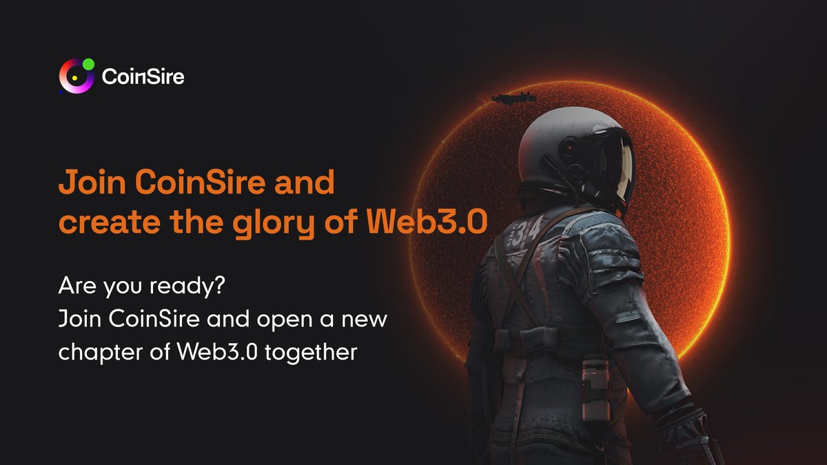 sirecoin0's tweet photo. Take action now!
Join CoinKing together, open a new chapter of Web3.0 together, and move towards a brilliant future! https://t.co/CJP5DS6PwQ