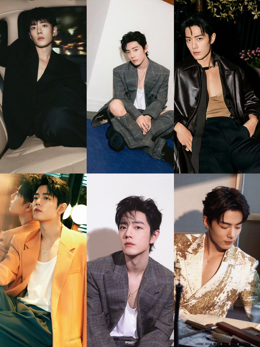 XiaoZhan and Gucci = Perfection 
The deep V always hits differently