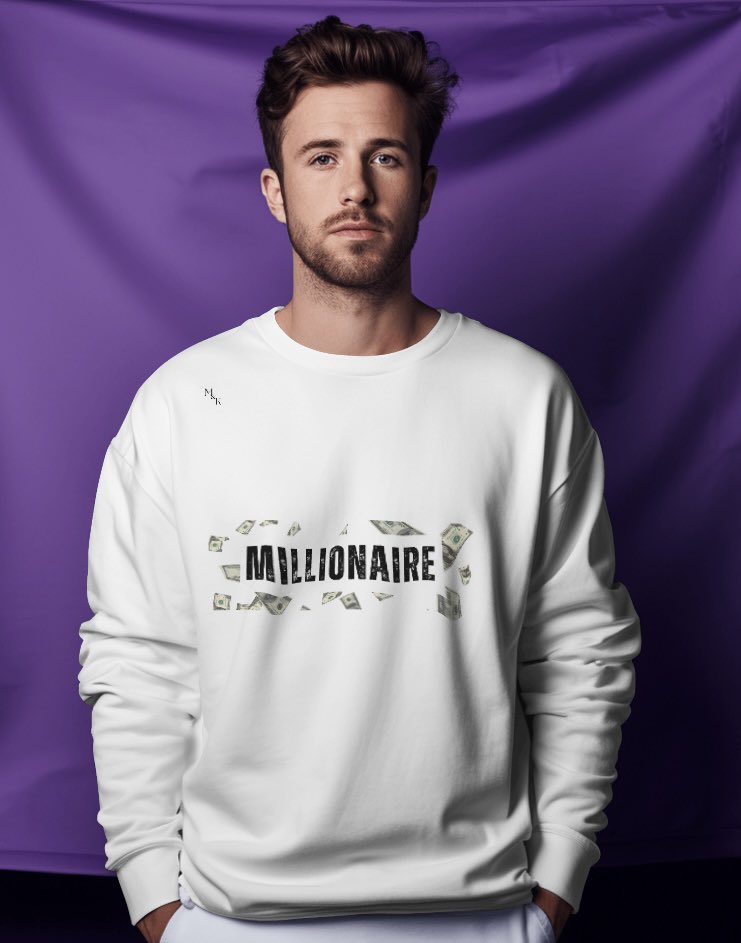 MandK_ind's tweet photo. Step into luxury with the exclusive Millionaire sweatshirt from MandK’s premium series. A design that embodies ambition, success, and a fearless mindset. Are you ready to wear your worth?
#MandK #MillionaireSeries #PremiumWear #BeyondTheHustle #ExclusiveCollection #Luxury https://t.co/dGs8hYqQMb