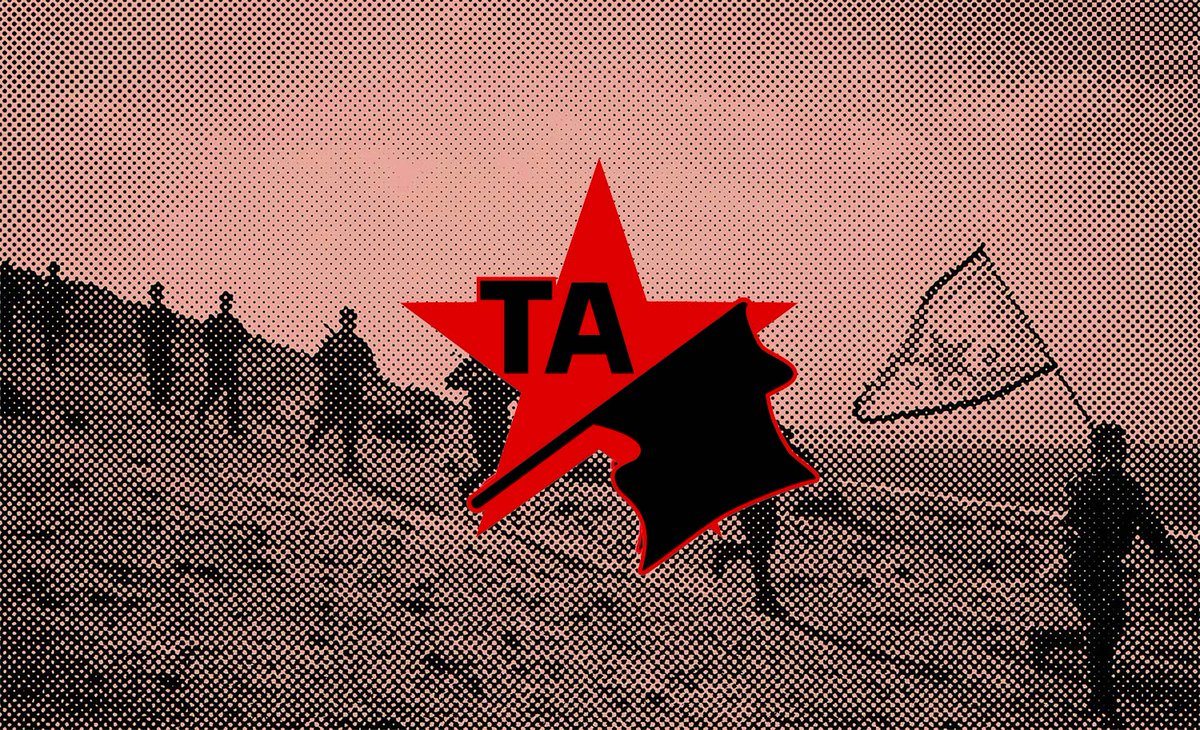 BRRN_Fed's tweet photo. The regime of Syrian president Bashar al-Assad has fallen after more than a decade of protracted civil war.

We republish this updated statement from our International Anarchist Coordination (IAC) sibling organization Tekoşîna Anarşîst on these developments.

Link in replies 👇 https://t.co/xsPEefZ55k