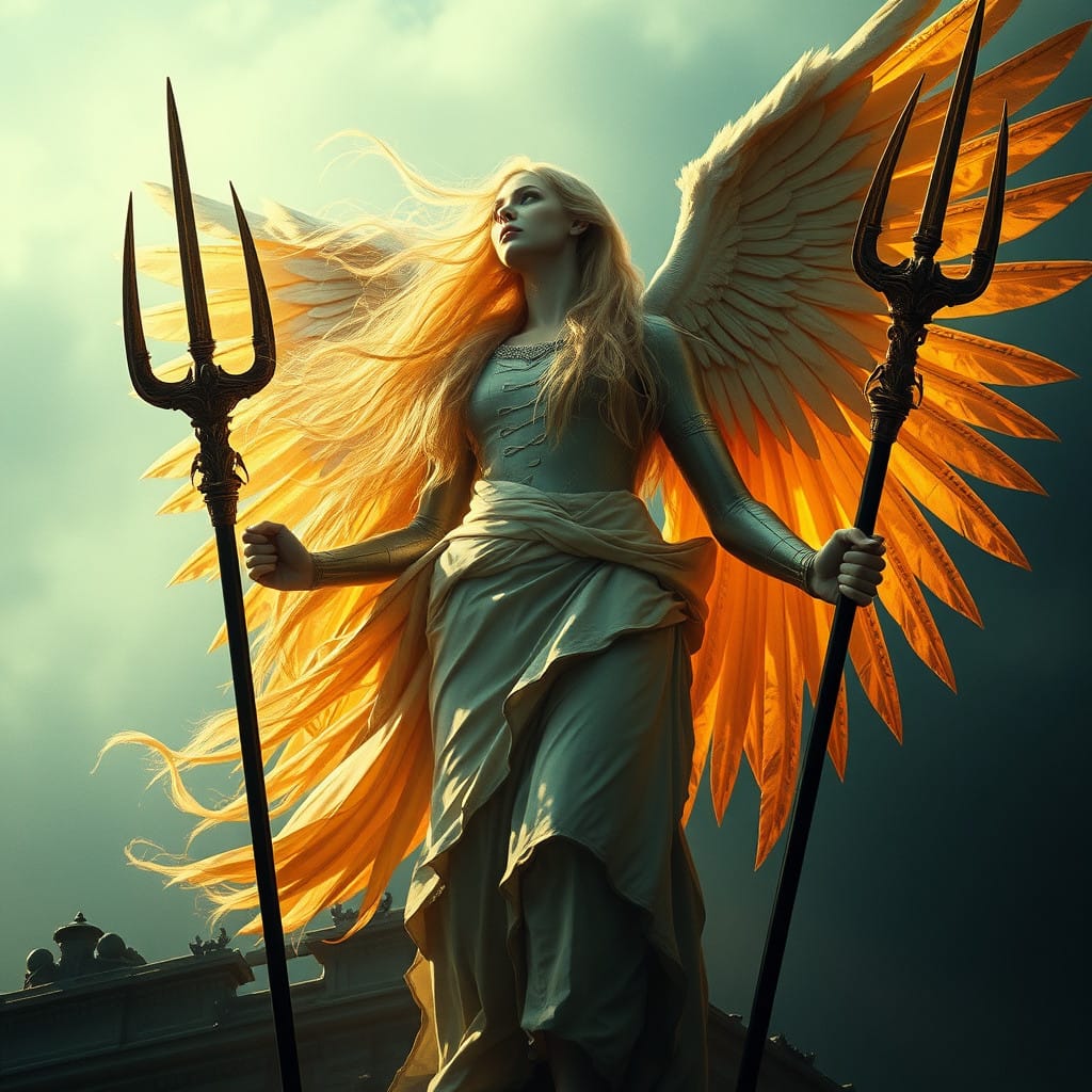 msmaximoff72's tweet photo. #trident #jupiter #angel #winged #wings #lady https://t.co/JZKDeYTT0R