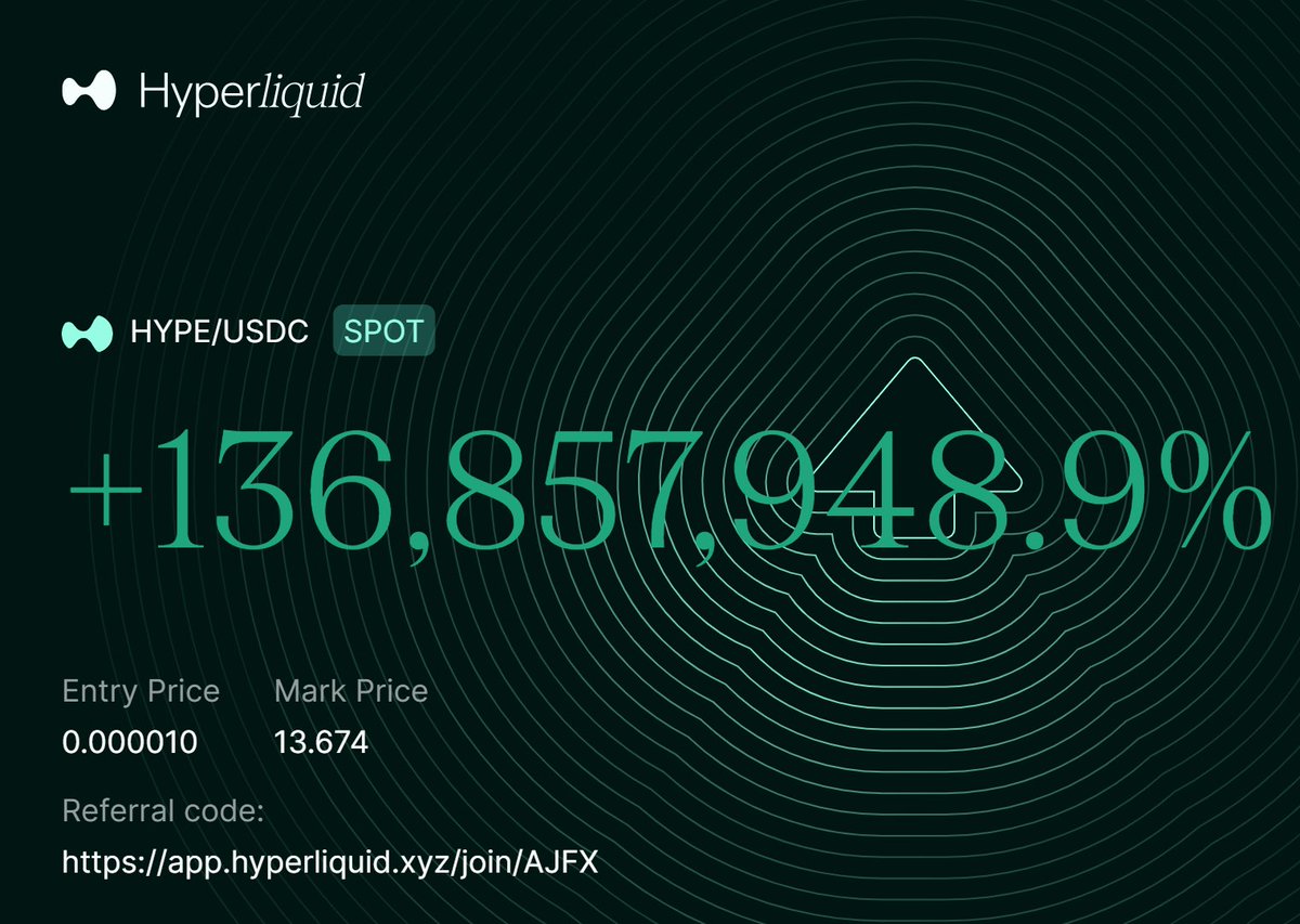 felixevz's tweet photo. Trade $HYPE/USDC seamlessly on @HyperliquidX walahehahehoo https://t.co/9461bUI5m1