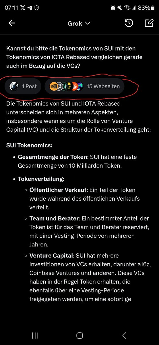 c_ninja_rocks's tweet photo. @Vrom14286662 Interessant,
Grok zeigt die verwendeten Quellen an. https://t.co/5ZS3P9jG77