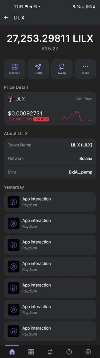 LIL X / SOL coin is real or fack??
I lost my 150$