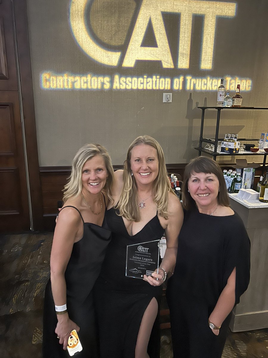 ElementsMtnCo's tweet photo. Congratulations to our fearless leader Jaime for winning Volunteer of The Year for @CATToffice 

#wonenofconstruction https://t.co/zV9Ztr52kM