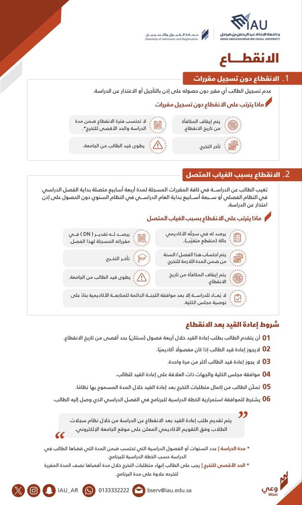 عمادة القبول والتسجيل tweet media