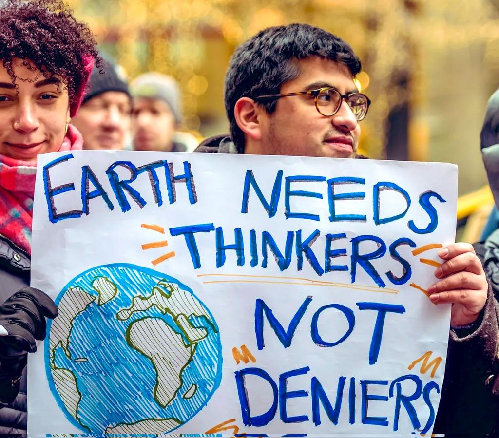 "Climate denial is out of touch with reality.They accept scientific facts that benefit humankind in medicine,so why cherry-pick and deny climate science? It's time to reject the lies of climate deniers and stand up for our planet's future. Like and retweet to spread the truth.