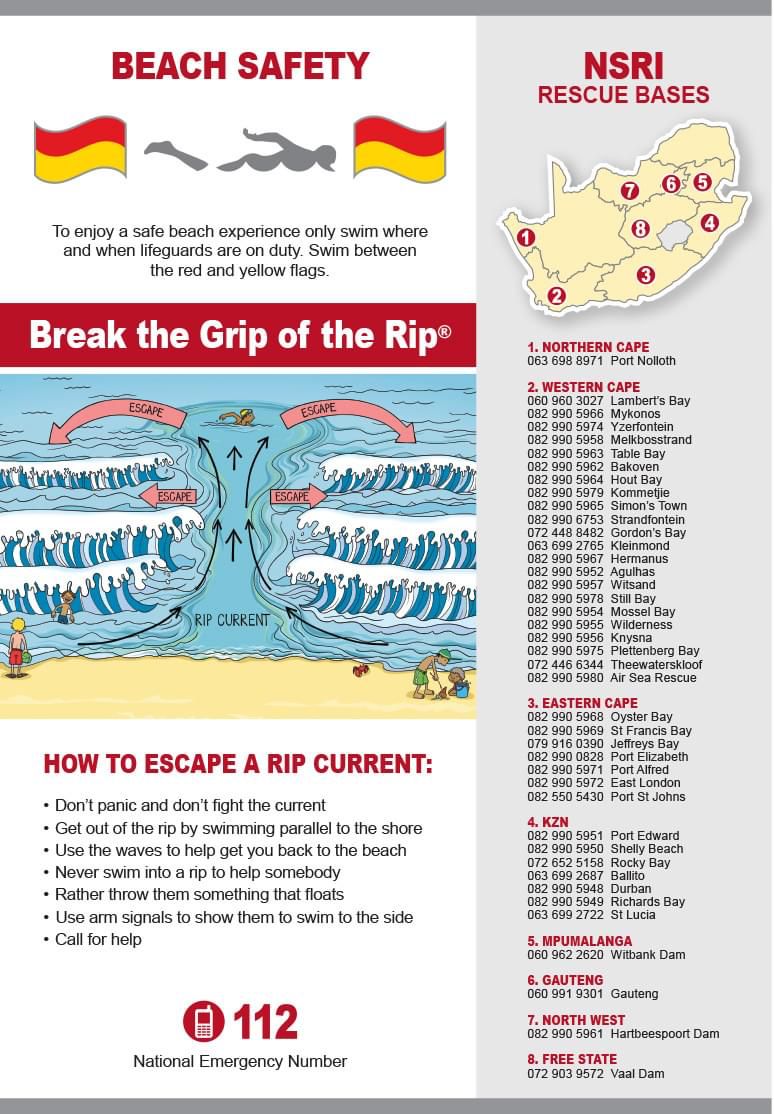 _ArriveAlive's tweet photo. Know more about the extreme dangers of rip tides/ rip currents https://t.co/sHu5PcPNZ2 #ArriveAlive #Drowning #RipCurrents #RipTides
@NSRI @PCMFSouthAfrica @LifesavingSA https://t.co/PbCL1gdbdU
