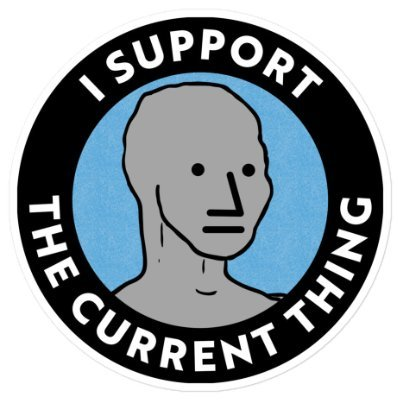 felixfrei76's tweet image. *Oder halt damit (ein wenig simplifizierter), eben einfach mal kein &quot;#NPC&quot; zu sein - #Isupportthecurrentthing #Supportthecurrentthing