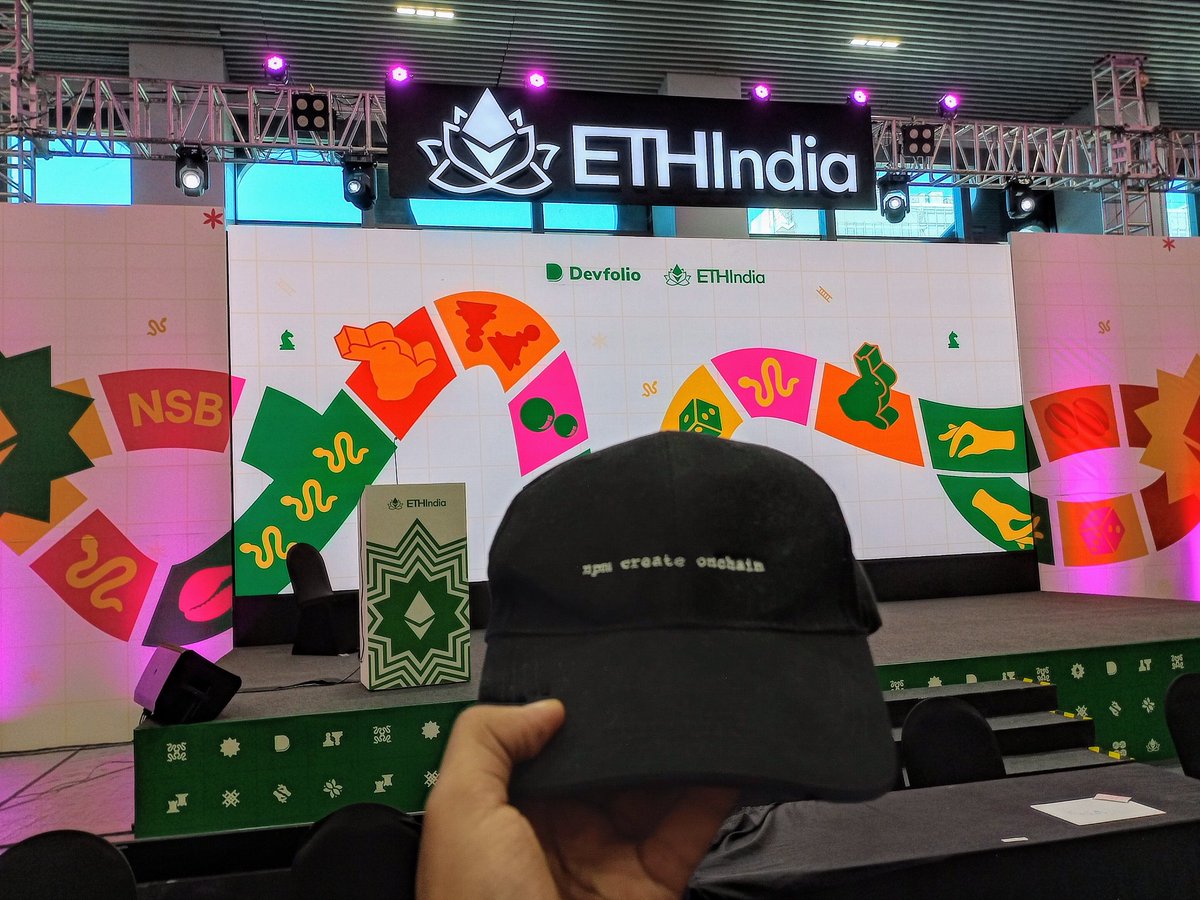 0xShikhar's tweet photo. npm create onchain @ETHIndiaco https://t.co/62hTm1rpjF