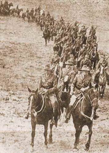 1/3 It is a glorious day for Syrians, as the tyrant Assad falls &amp; Putin's thugs flee. How many of the NZers watching the news know about their country's role in Syria's long agony? 106 years &amp; 2 months ago it was Anzac mounted rifles who entered Damascus.