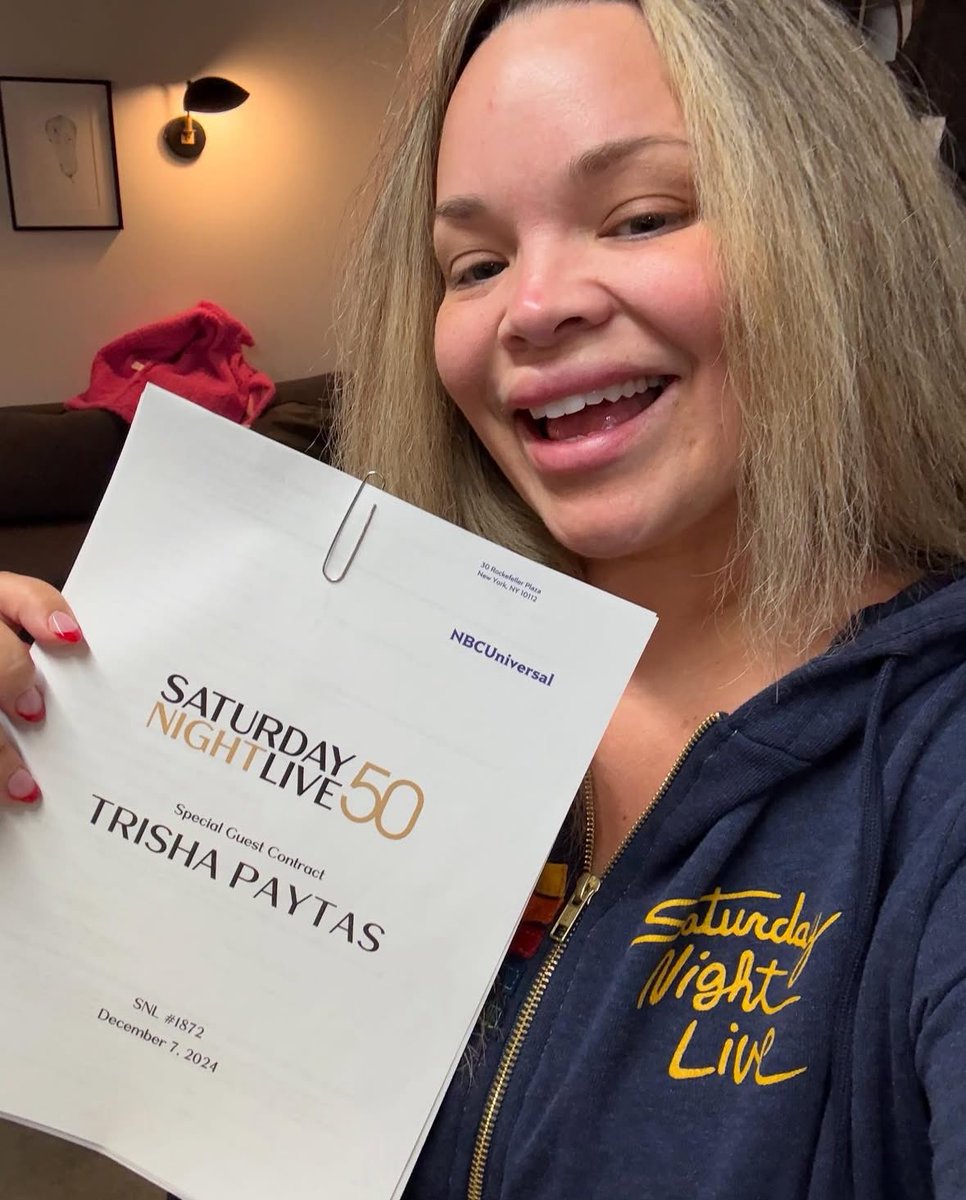 TrishCrave's tweet photo. Trisha Paytas Shares Behind-The-Scenes Photos From SNL. https://t.co/ua30kjYxlr