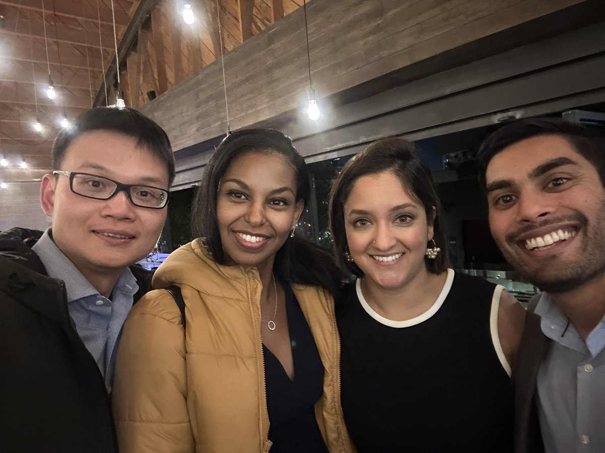 YuWeiChenMD's tweet image. Happy to reunite with co-fellows at Vandy reception at ASH2024  @vpatelmd @VUMCHemOnc @EdenBiltibo @VUMC_Cancer #ASH24 @ChrisCannMD @TSpauldingMD  #Shakthi #Dixon