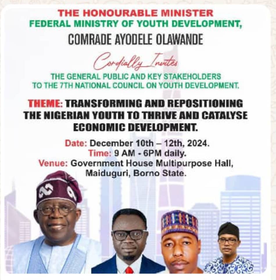 TayoOlosunde's tweet photo. As a lead partner,  @MindThe_GapNG is excited to collaborate with the Hon. Minister @fmydNG @UNFPANigeria to rebuild the INSTITUTIONAL and COORDINATION Capacity of @fmydNG, Professionalize Youth Work and attract strategic Partnership for accelerated #YouthDevNg https://t.co/Vl1deYQAXx
