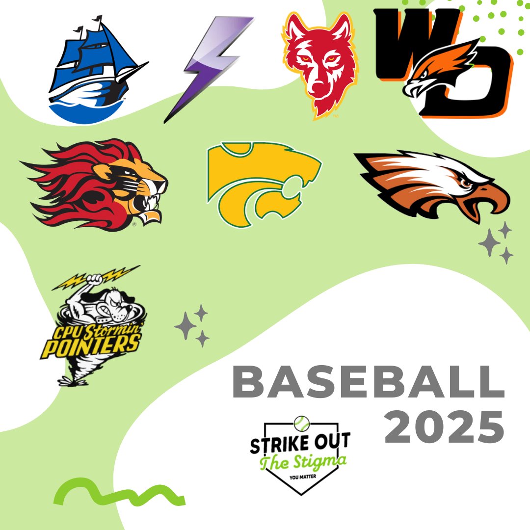 StrikeStigma's tweet image. Let’s give a shoutout to the 16 teams that have committed to playing in our 2025 tournament! We are proud to host many returning teams as well a few new - welcome Assumption High School 💚
#strikeoutthestigma
