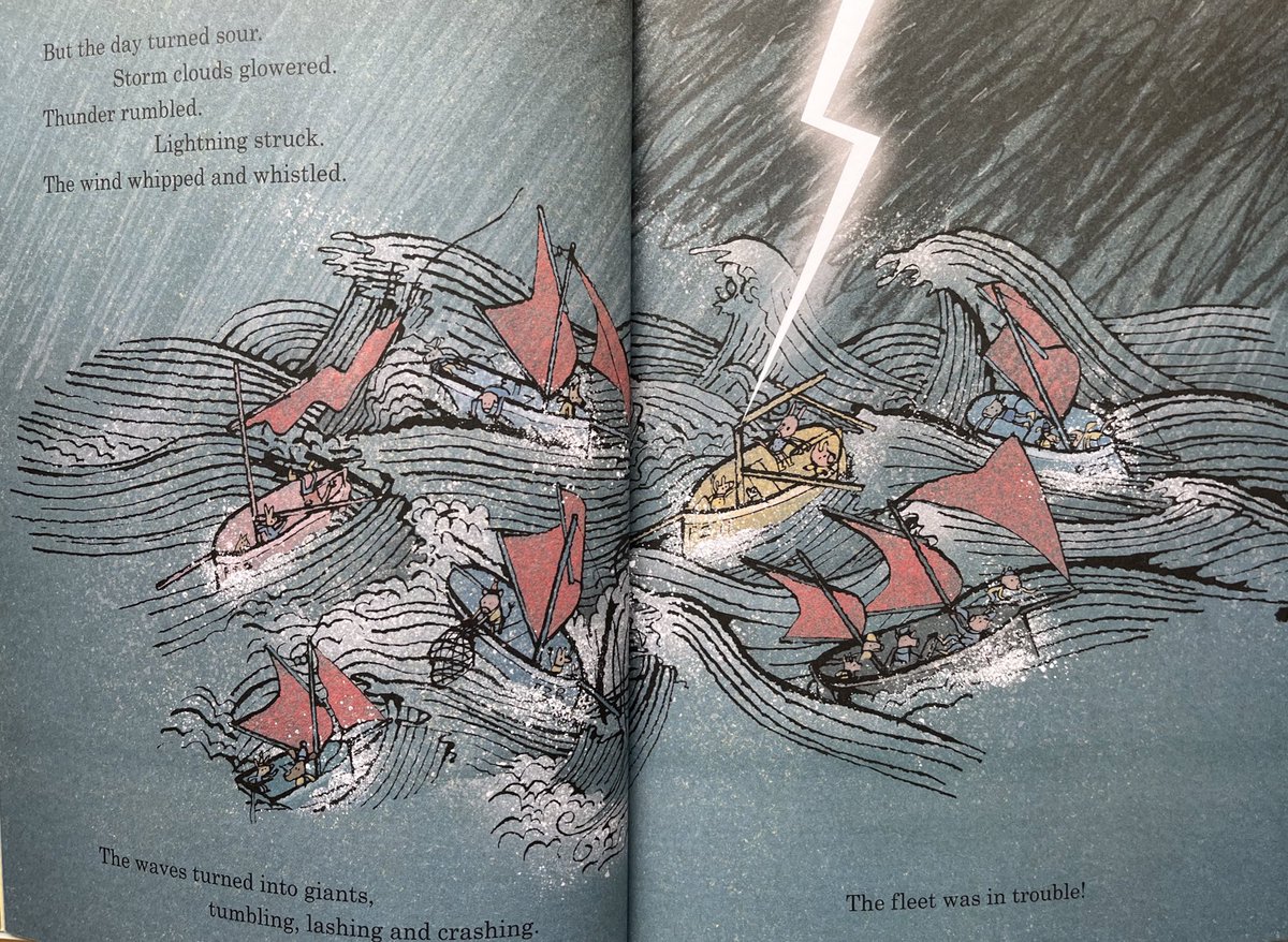 No 6 in my #FavePicturebooks24 is…

“The Elephant and the Sea” by <a href="/ed_vere/">Ed Vere</a>. It is a truly lovely story of resolve, dreams and courage. Its Cornish setting is vivid and beautiful and the story is full of joy and warmth. A true hug of a book. #PicturebookPage