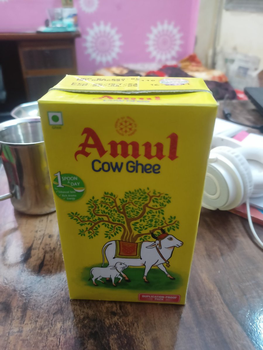 Prakhargupta115's tweet photo. @amulcares could you specify how to confirm that this packing is actually duplication free? As merely the mark of 'duplication free' can't be true assurance, as this itself can be duplicated. @Amul_Coop https://t.co/nd6KP7YGRy