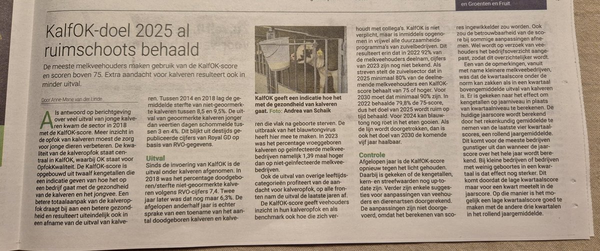 KalfOK doel 2025 al gehaald.

Eigenlijk ook gewoon een vorm van doelsturing, die al werkt, zonder overheid.
#YesWeCan