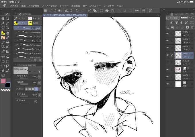 顔リベンジしてる 