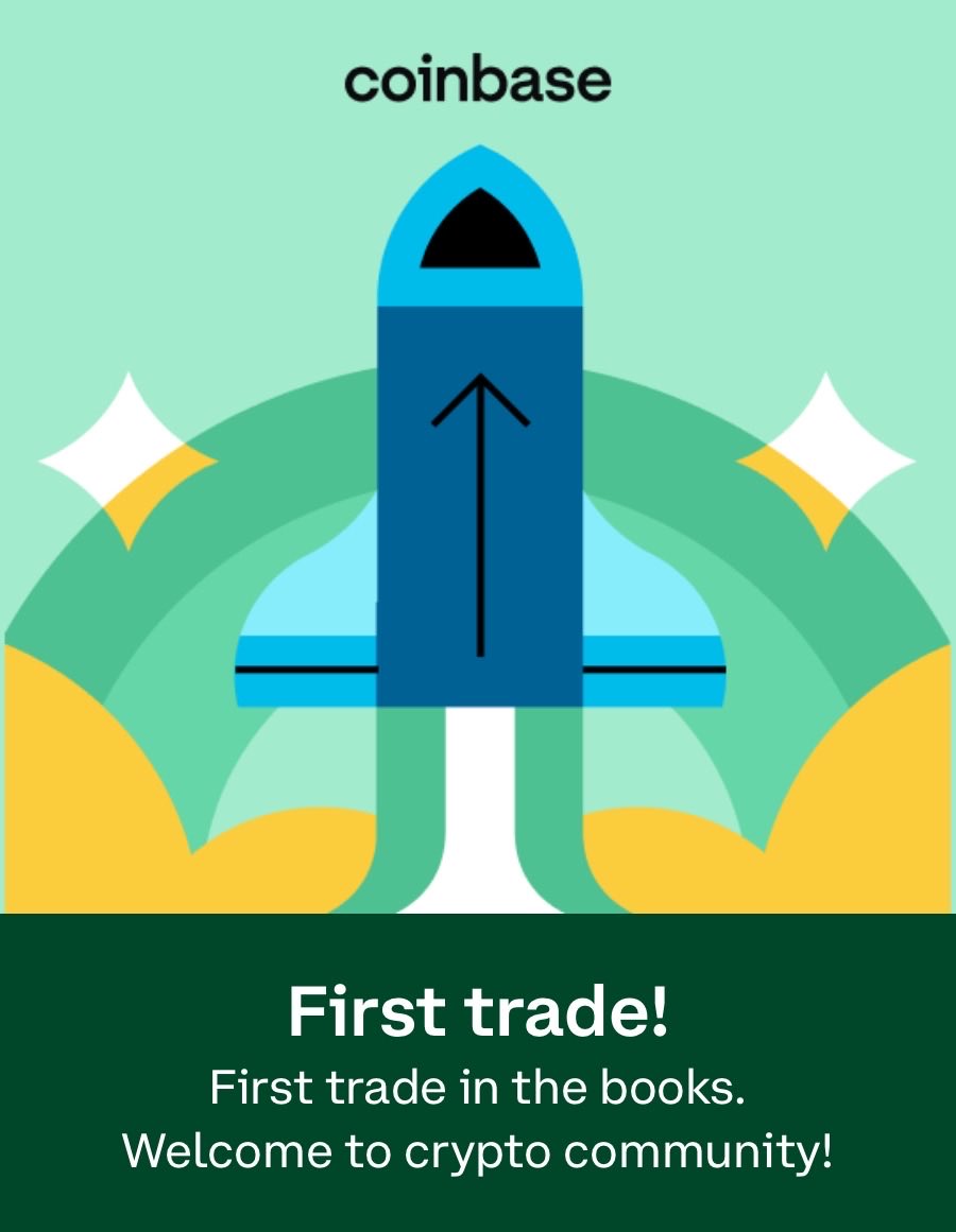 leow3097's tweet photo. I just did my first crypto trade with Coinbase! Join and get $5 USDC on your first trade: https://t.co/6LNJO0jUyx https://t.co/exAzuumsdJ