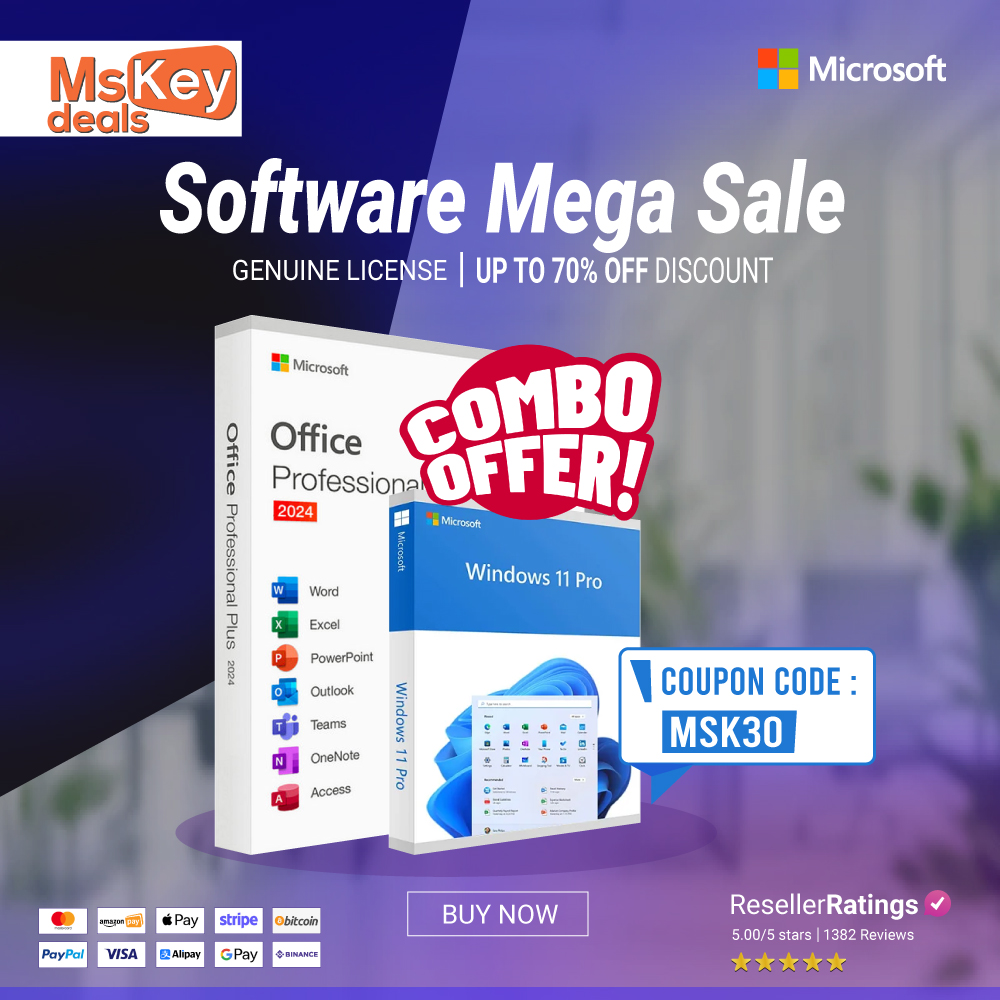 dsahosa's tweet photo. 🌟 **Limited Time Offer!** 🌟
Get the exclusive combo of Windows 11 Pro with Office 2024 at an amazing price! 🖥️✨ Hurry, stock is limited! Use coupon code **MSK30** to get your deal today! 🛒💻 #TechDeals #Windows11 #Office2024 #SaleAlert https://t.co/FLhOyHlq6U