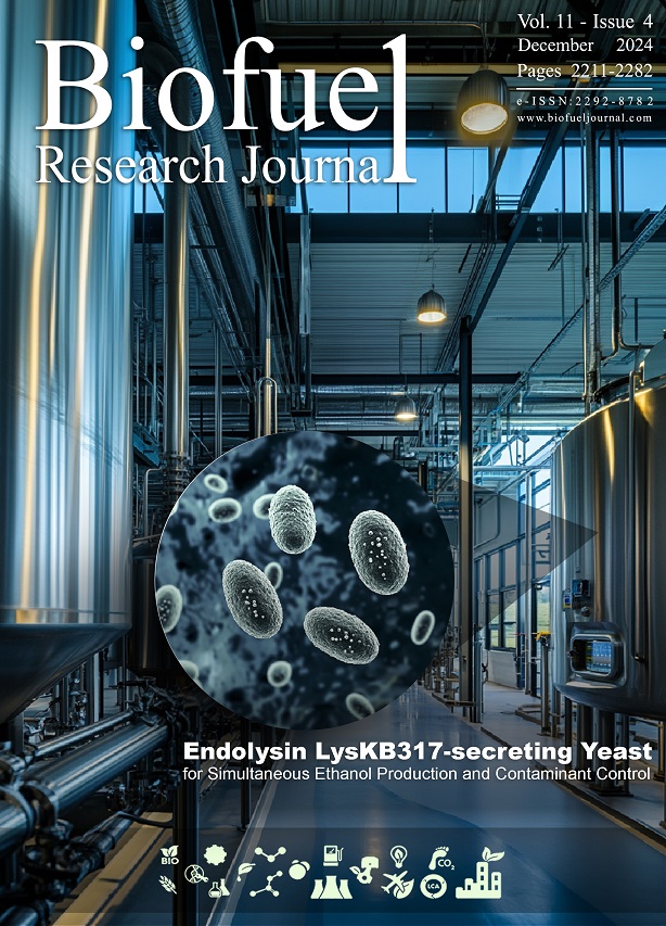 On the Cover:
Efficient bioethanol production gets a boost! <a href="/USDA/">Dept. of Agriculture</a> researchers engineered Saccharomyces cerevisiae to secrete endolysin, cutting bacterial contamination and boosting ethanol yields by 16%. A sustainable leap forward!
biofueljournal.com/article_210400…
#Bioethanol

#Bioethanol