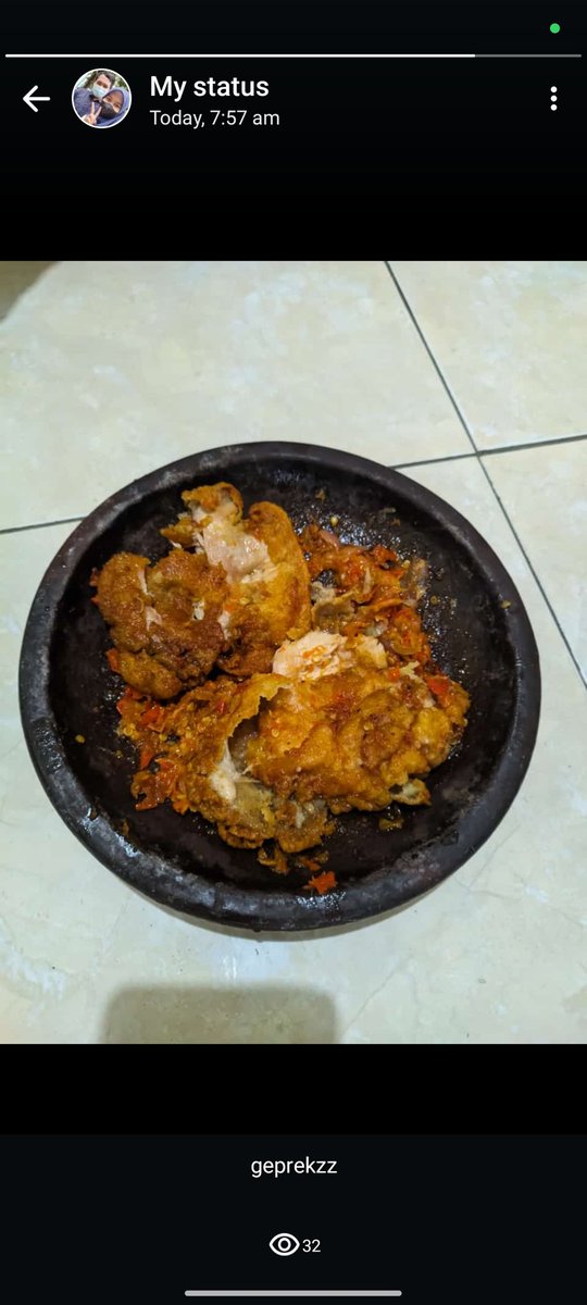 tundersto0rm's tweet photo. @FOODFESS2 geprek biar bisa eek https://t.co/e0jYSmcrlp
